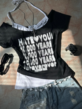 Halter Neck Baddie Top