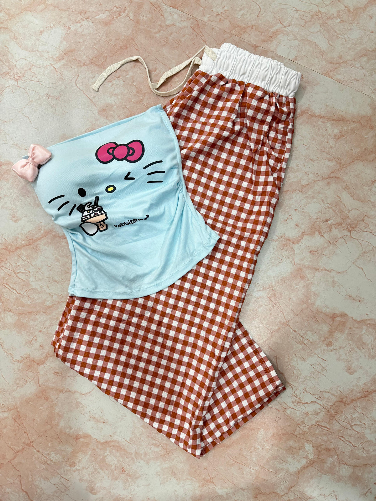Tube Padded PJ Set Blue