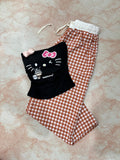 Tube Padded PJ Set Black