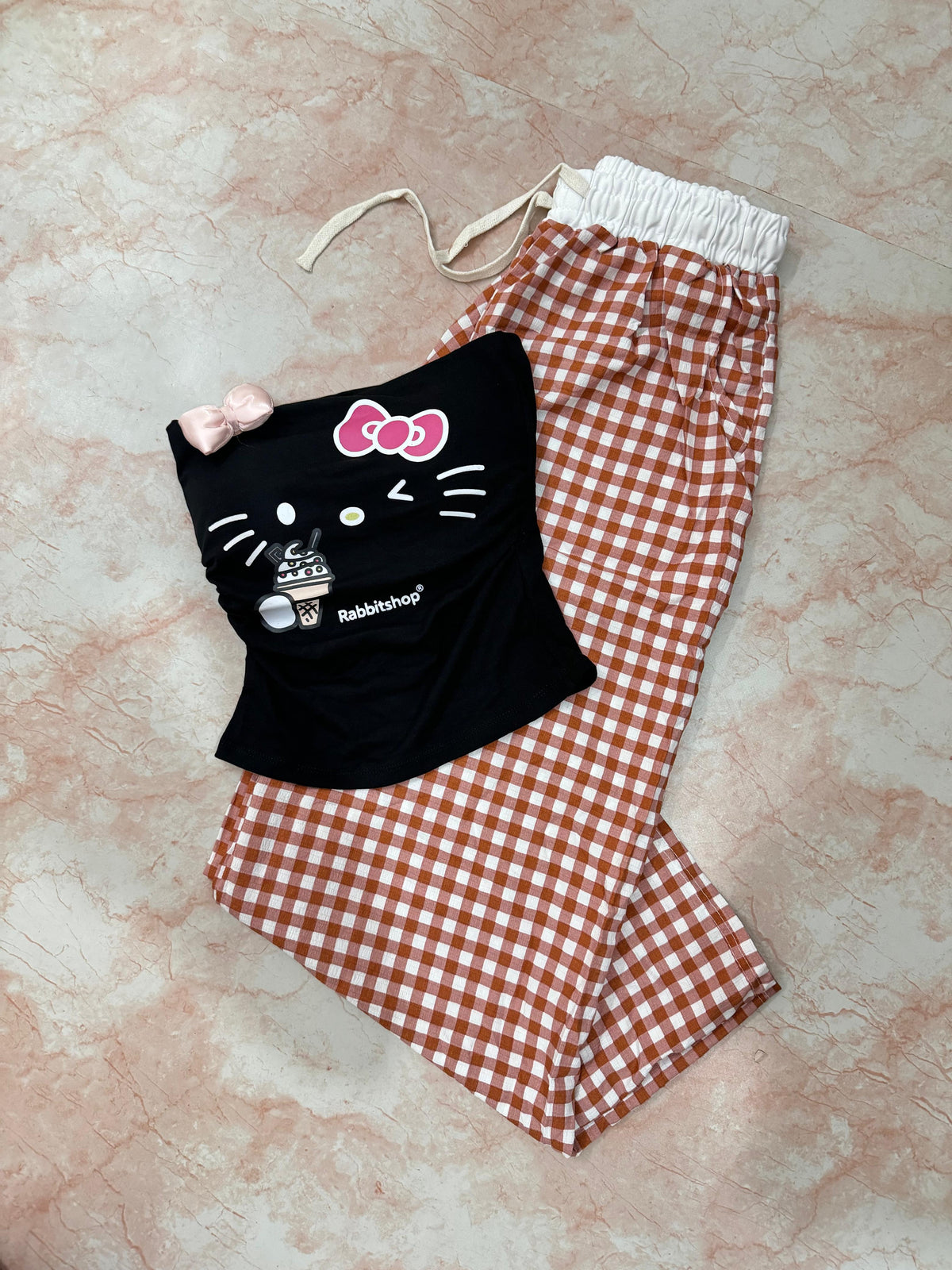 Tube Padded PJ Set Black